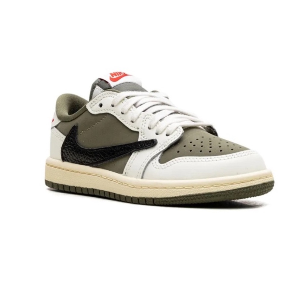 Jordan 1 Retro Low OG SP Travis Scott Nike Medium Olive Sz 11 BOY